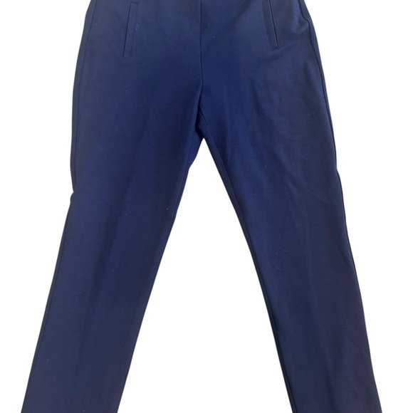 Chico's Blue Straight-Leg Trousers Size 1 (10) - Picture 3 of 5